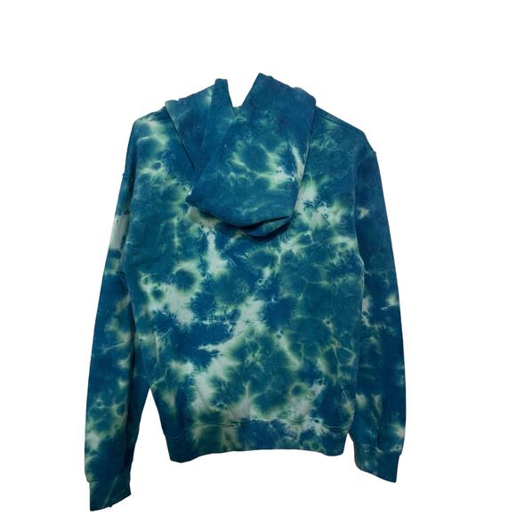 Artist Union Sweatshirt Small Tie Dye Teals - Picture 5 of 6